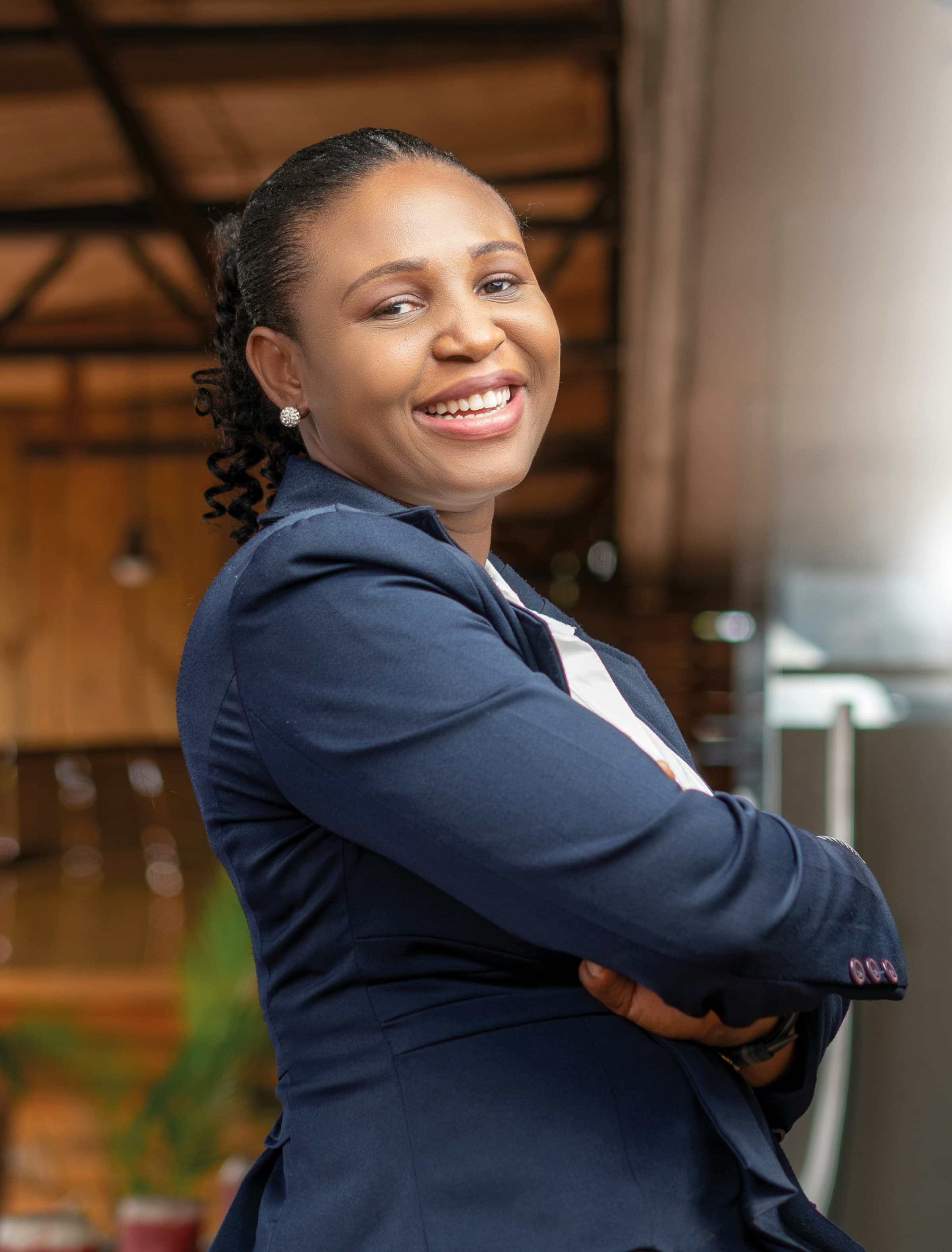 An ABA professional smiling